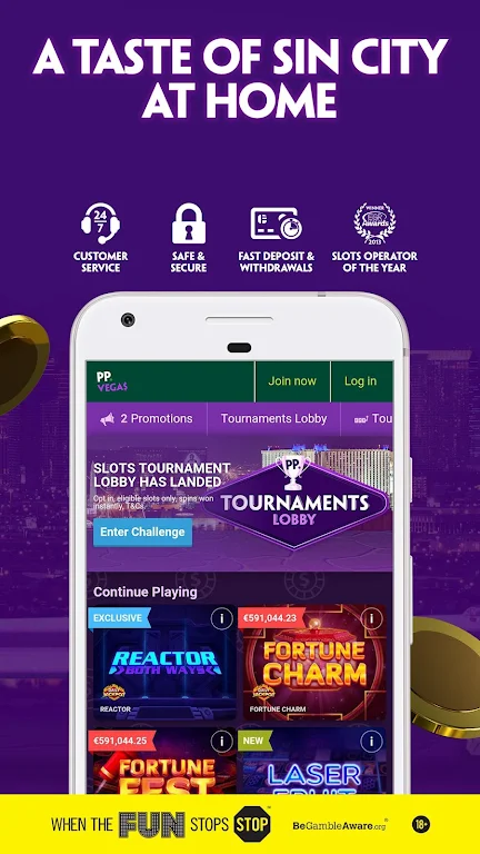 Paddy Power Vegas | Slots, Tournaments & Jackpots Скриншот 0