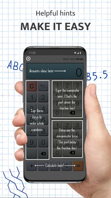 Schermata Fraction Calculator Plus 2