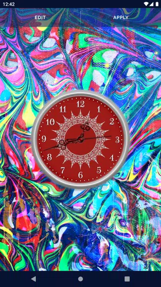 HD Clock Beautiful Wallpaper স্ক্রিনশট 3