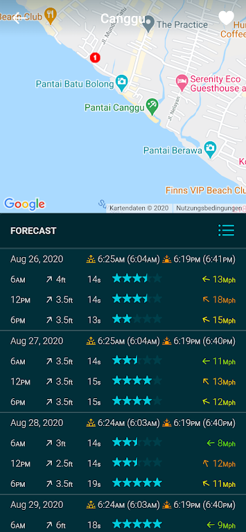 Spotadvisor Surf Forecast Capture d'écran 2