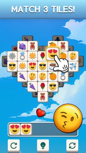 Tile Match Emoji -Triple Tile Captura de tela 1