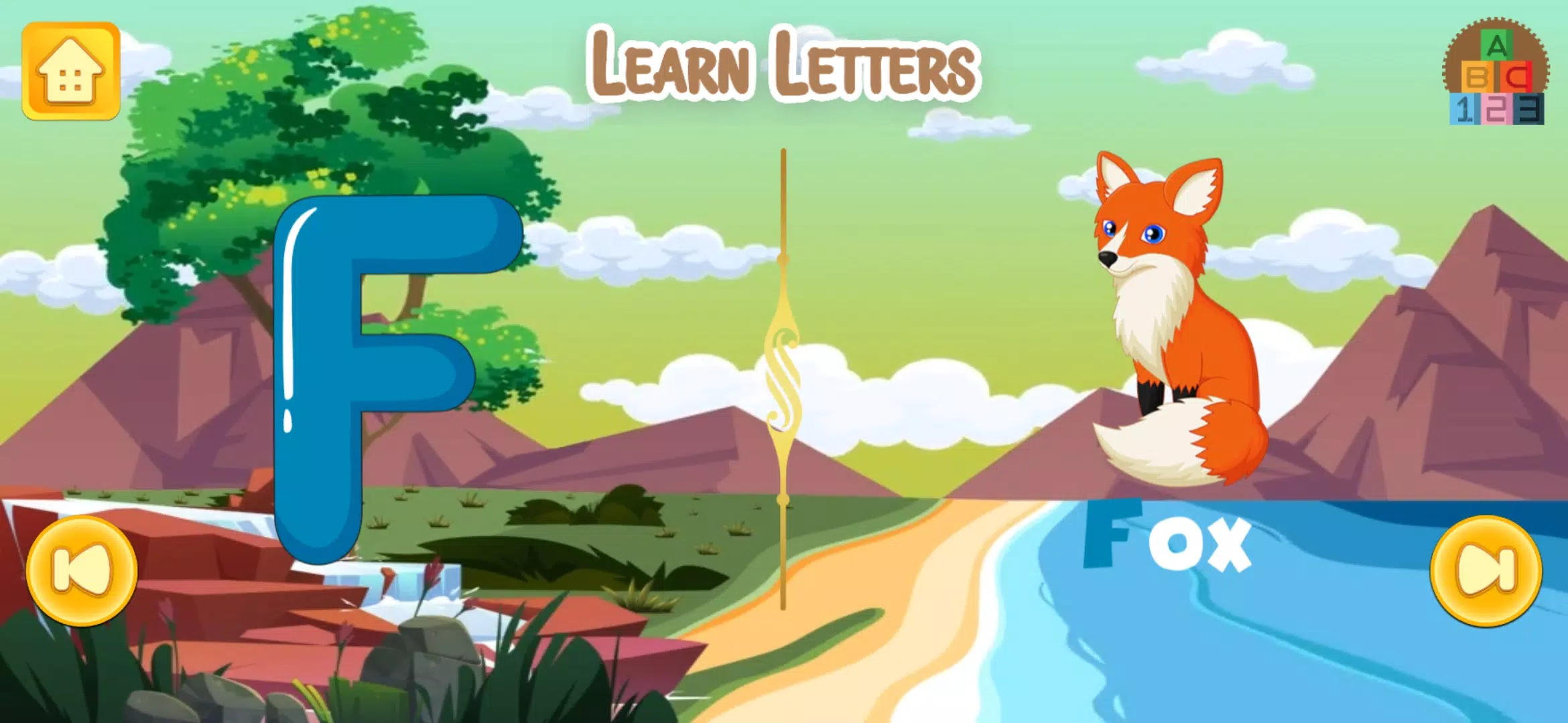 Learn numbers and letters Screenshot 1