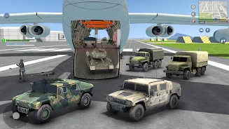 Schermata Army Vehicle Cargo: Truck Game 0