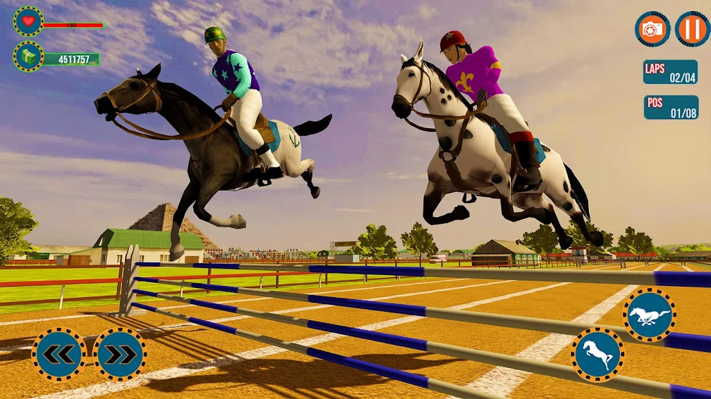 Horse Riding:Horse Racing Game Tangkapan skrin 0