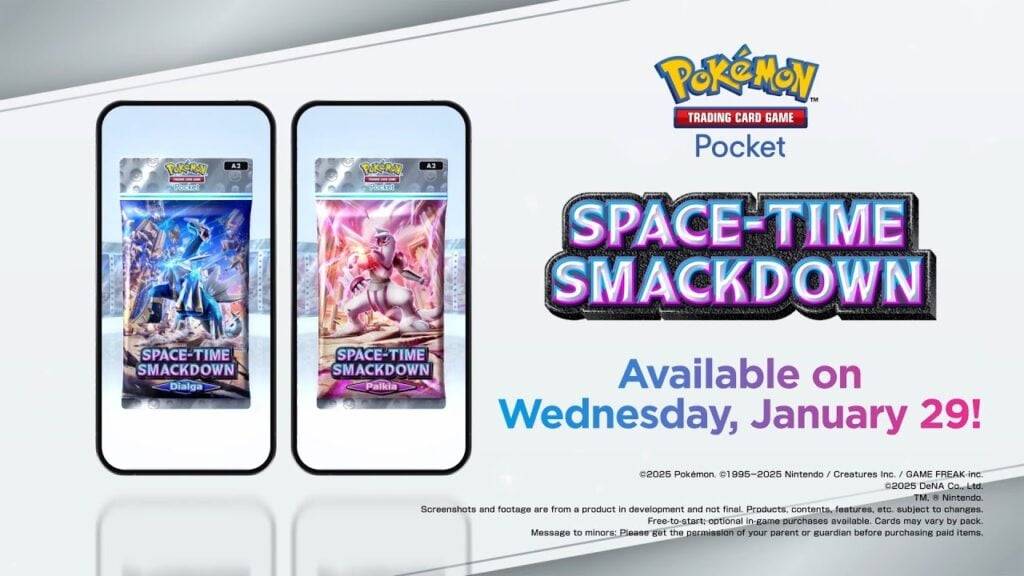 Pokémon TCG Pocket Pocket: Trade feature အသစ်နှင့်အာကာသ -time Smackwledwown တိုးချဲ့ခြင်း