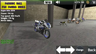 Motorbike 3D Drag Race Screenshot 0