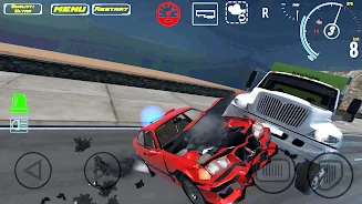 Car Crash Simulator Police Tangkapan skrin 0