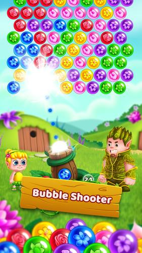 Bubble Shooter - Flower Games Capture d'écran 0