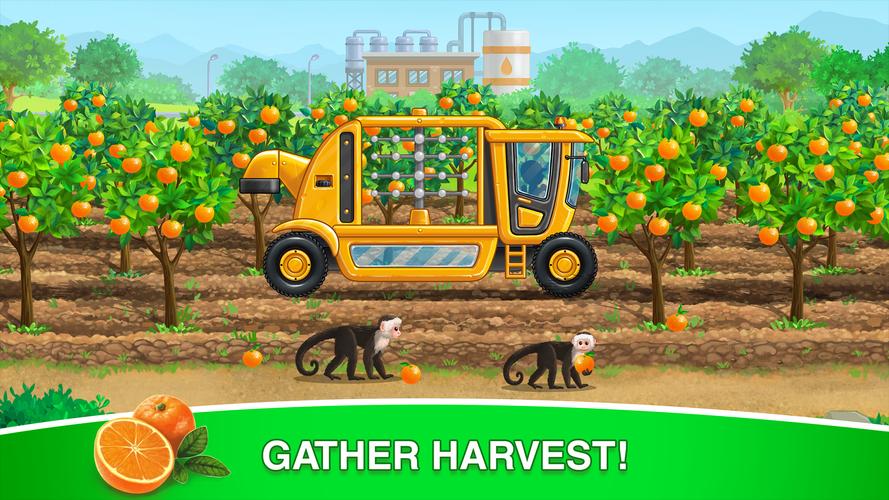 Farm kids games my Farming car Скриншот 3