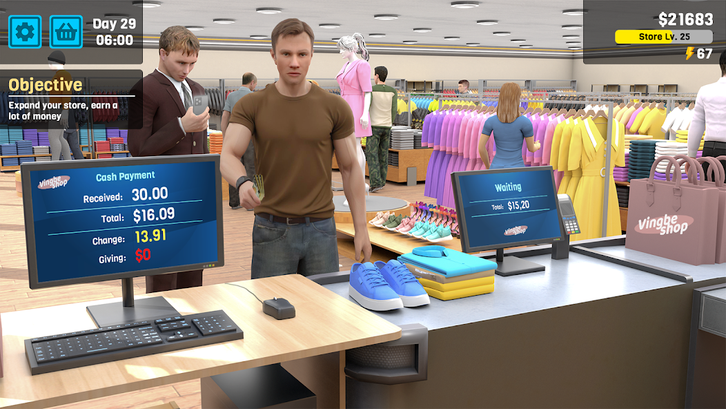 Clothing Store Simulator Mod Zrzut ekranu 2