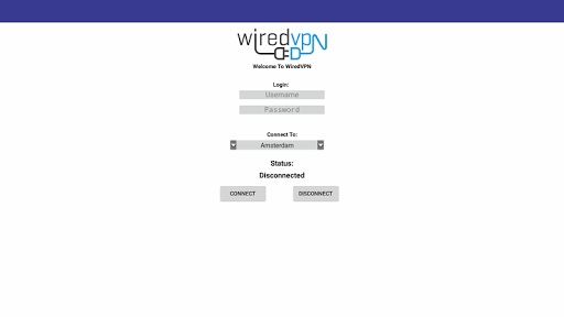 Wired VPN Client Captura de tela 1