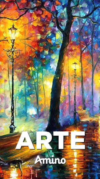 Arte Amino para La Ilustración Captura de tela 0