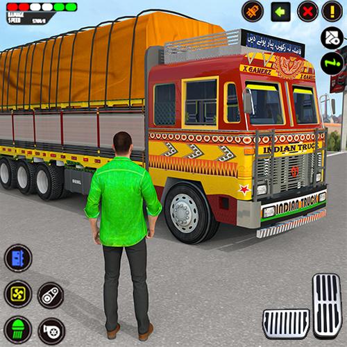 Indian Truck Drive Truck Games Ekran Görüntüsü 0