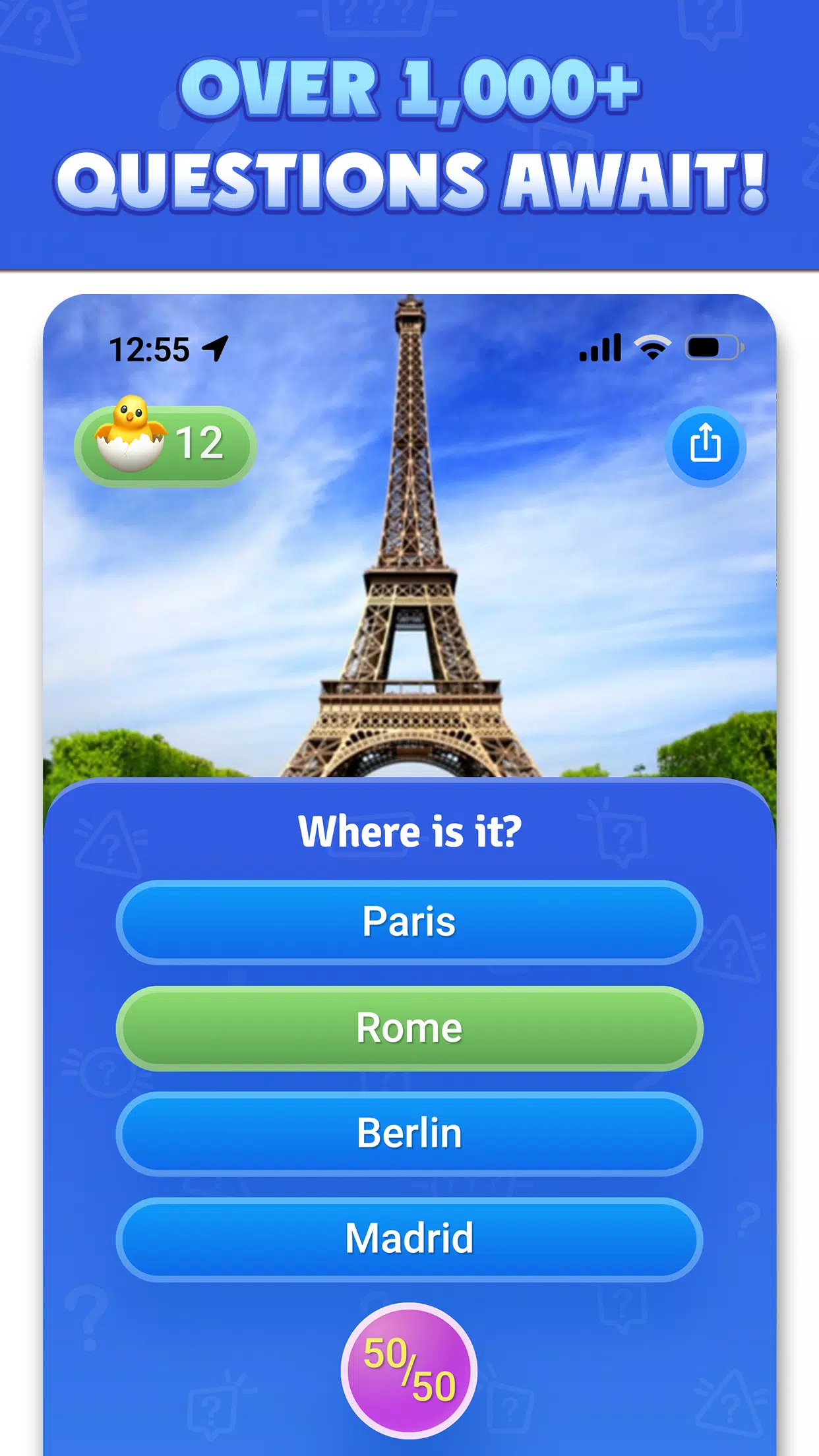 Trivia Quiz: General Knowledge スクリーンショット 0