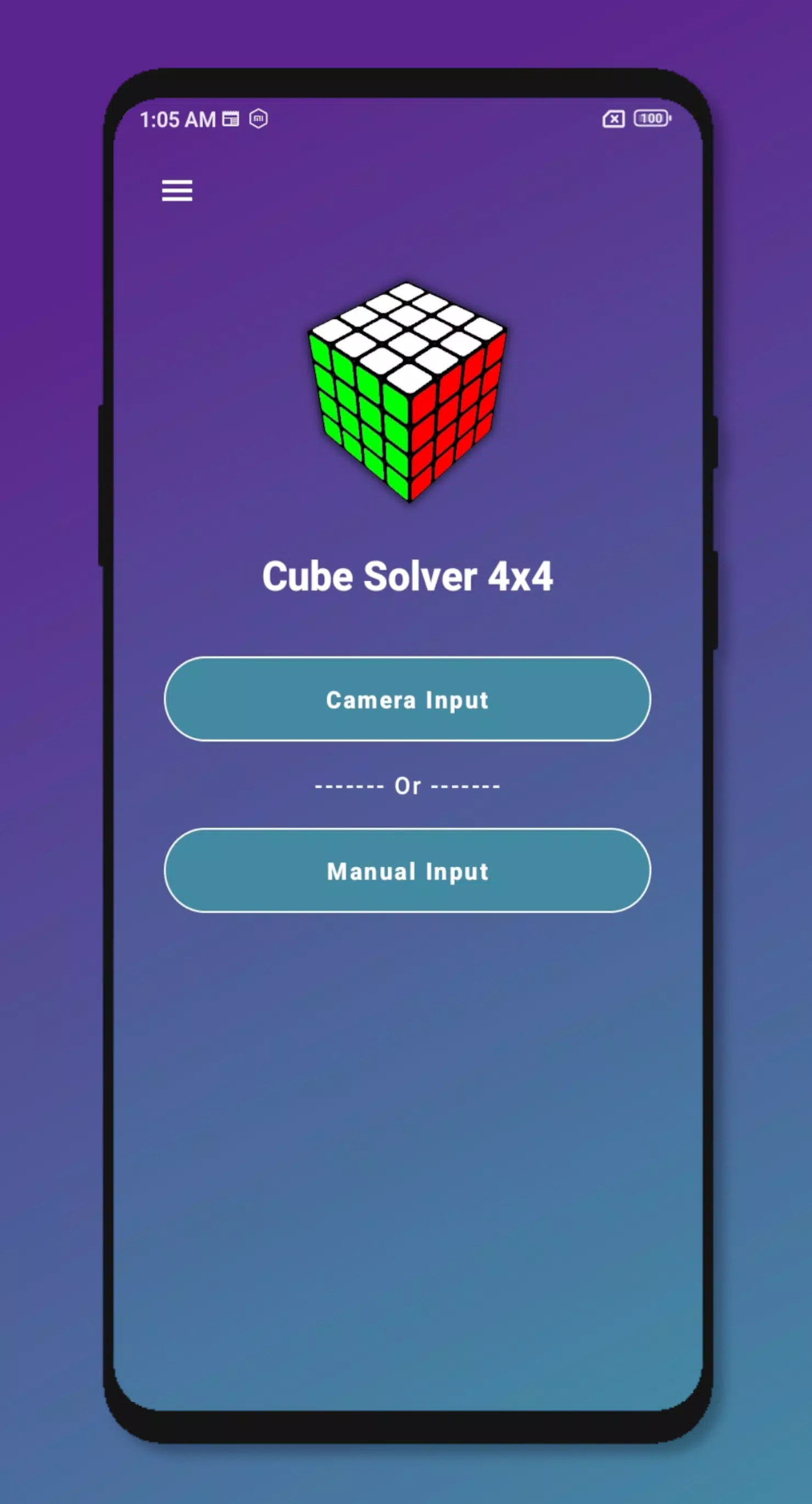 Rubik's Cube Solver 4x4 Screenshot 0