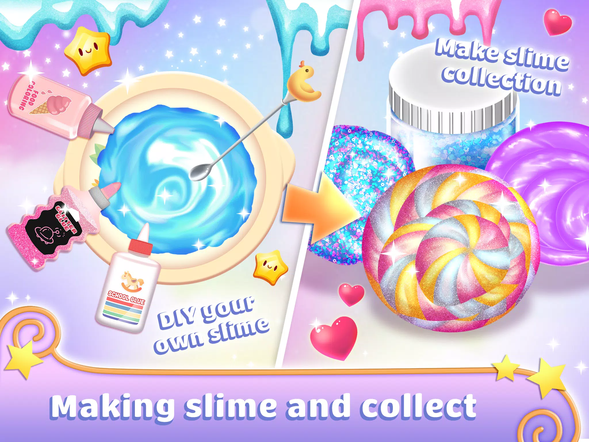 Real Slime Simulator Maker Captura de pantalla 2