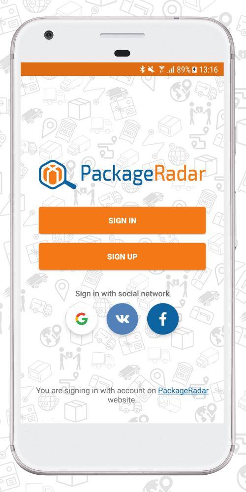 PackageRadar Screenshot 0