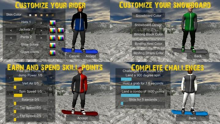 Snowboard Freestyle Mountain ภาพหน้าจอ 3