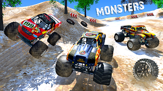 Monster Truck Games Simulator Tangkapan skrin 0