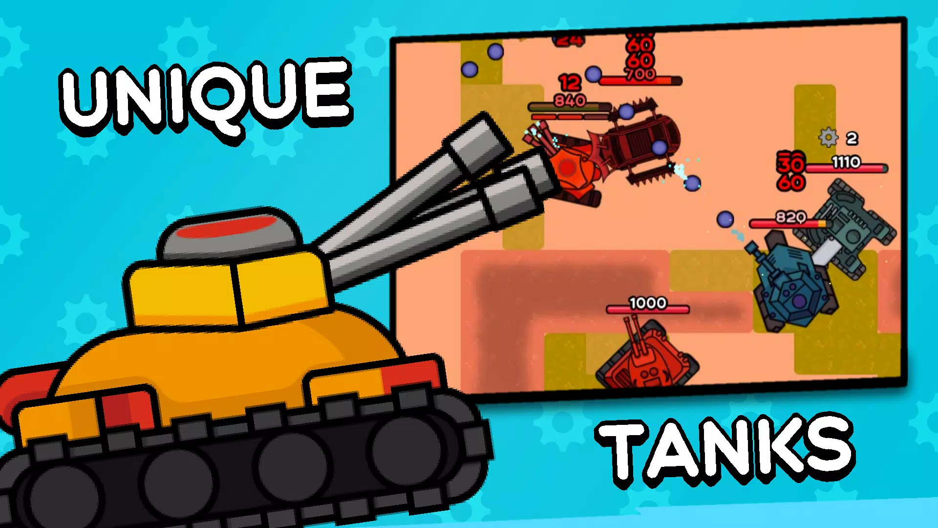 Tanks: Battle for survival ภาพหน้าจอ 2