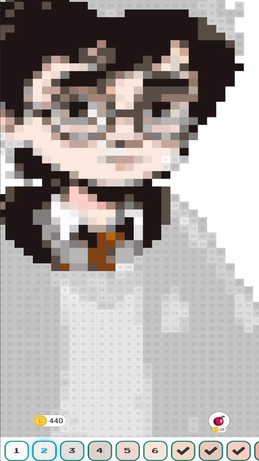 Hogwart Cartoon Pixel Art Captura de pantalla 1