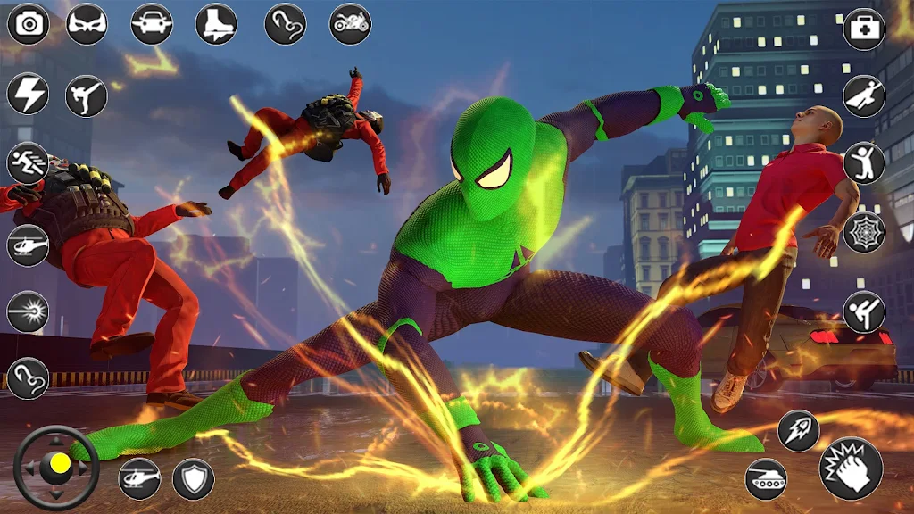 Rope Hero Spider: Spider Games Tangkapan skrin 2