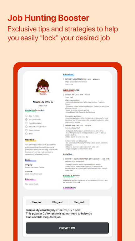 Cover Letter for Job App Screenshot 3