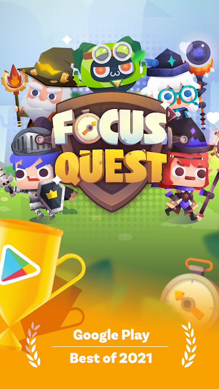 Focus Quest: Pomodoro adhd app Tangkapan skrin 0