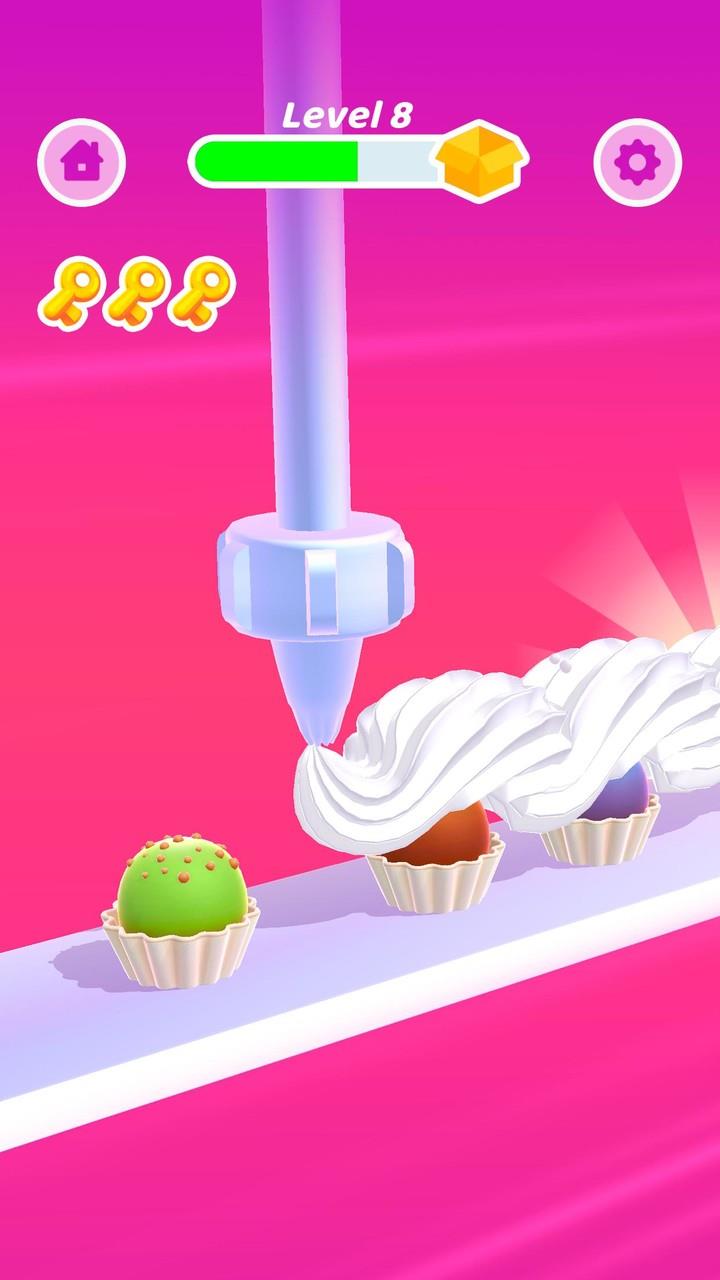 Perfect Cream: Icing Cake Game 스크린샷 2