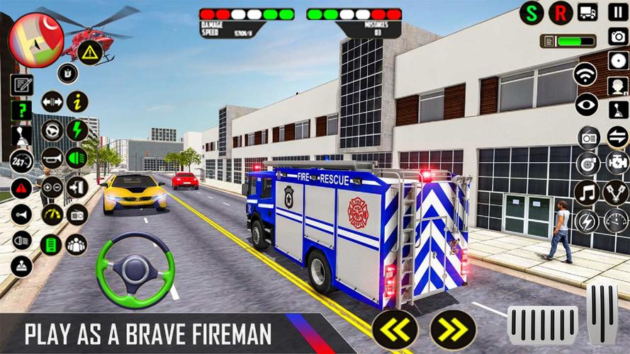 Police Ambulance Fire Truck Screenshot 3