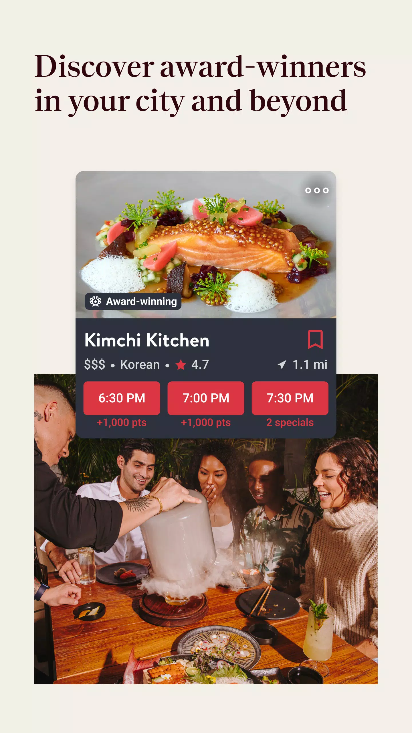 OpenTable ภาพหน้าจอ 1