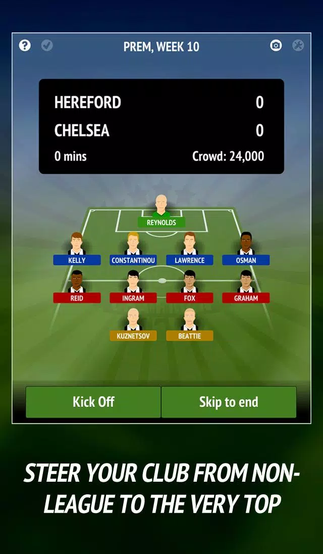 Football Chairman (Soccer) Captura de pantalla 1