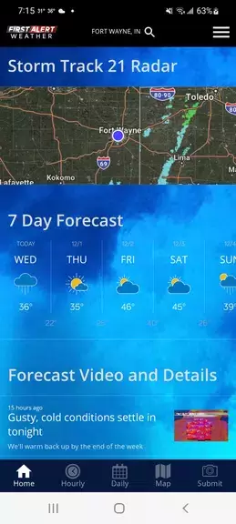 21Alive First Alert Weather Captura de pantalla 1