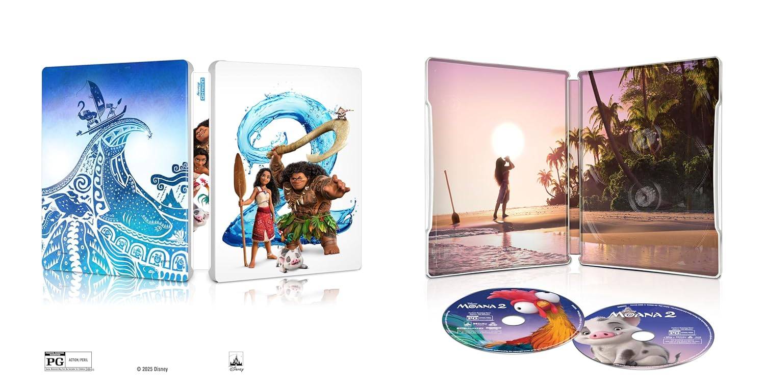 Moana 2 4K Steelbook獎金功能