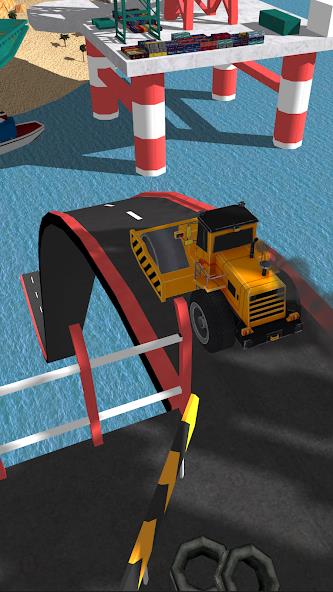 Stunt Truck Jumping Mod Captura de tela 1