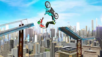 Bike Stunts 3D - Rooftop Chall スクリーンショット 3