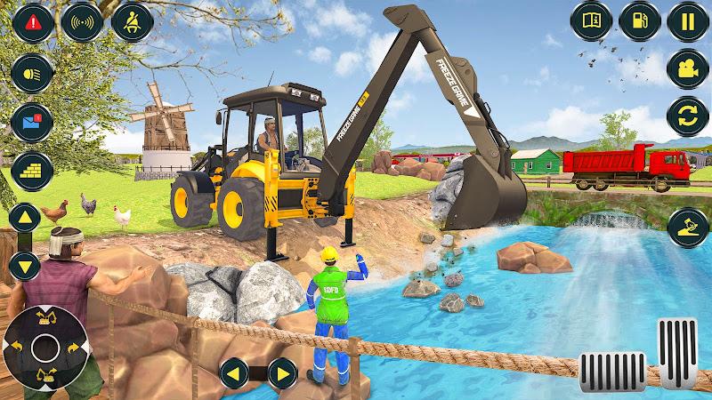 Schermata Village Excavator JCB Games 2