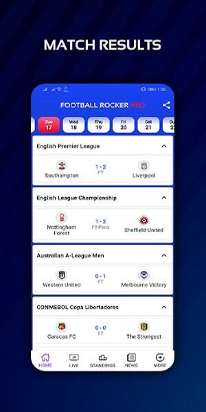 Football Rocker Pro Mod Capture d'écran 1