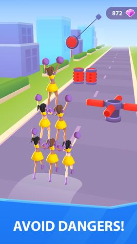 Cheerleader Run 3D स्क्रीनशॉट 2