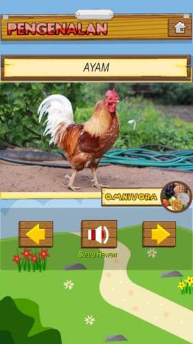 Game Anak Edukasi Hewan Darat Captura de pantalla 1