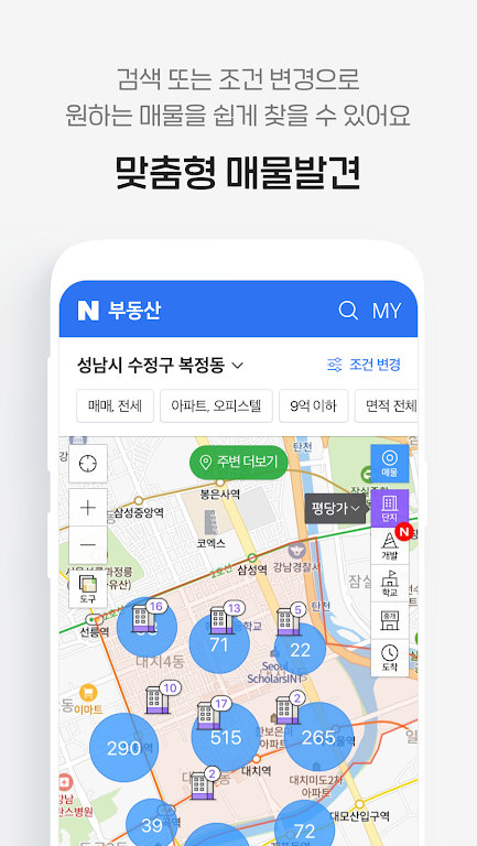 Naver Real Estate Ảnh chụp màn hình 1