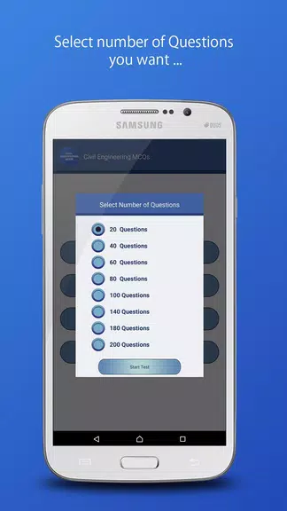 Civil Engineering MCQs Screenshot 0