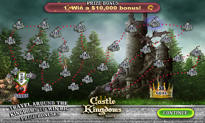 Castle Kingdoms Magic Dragon Legend Slots FREE應用截圖第1張