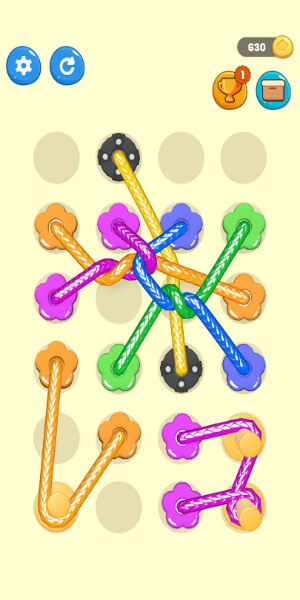 Tangled Line 3D: Knot Twisted Screenshot 1