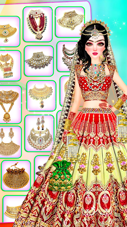 Indian Bride Dress Up Girl Schermafbeelding 3