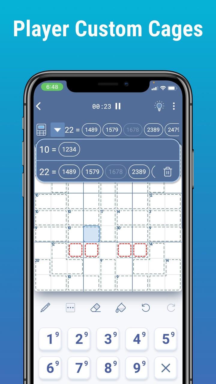 Killer Sudoku by Logic Wiz Captura de tela 3