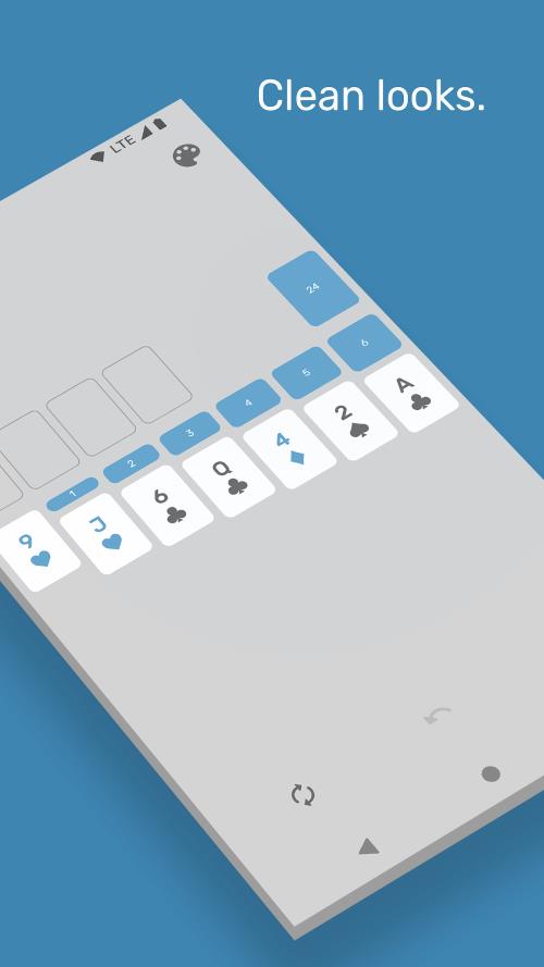 Solitaire - The Clean One スクリーンショット 1