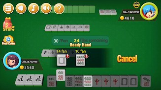 Mahjong 2P: Chinese Mahjong Schermafbeelding 2