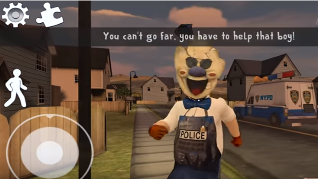 police  granny scream Mod ภาพหน้าจอ 0