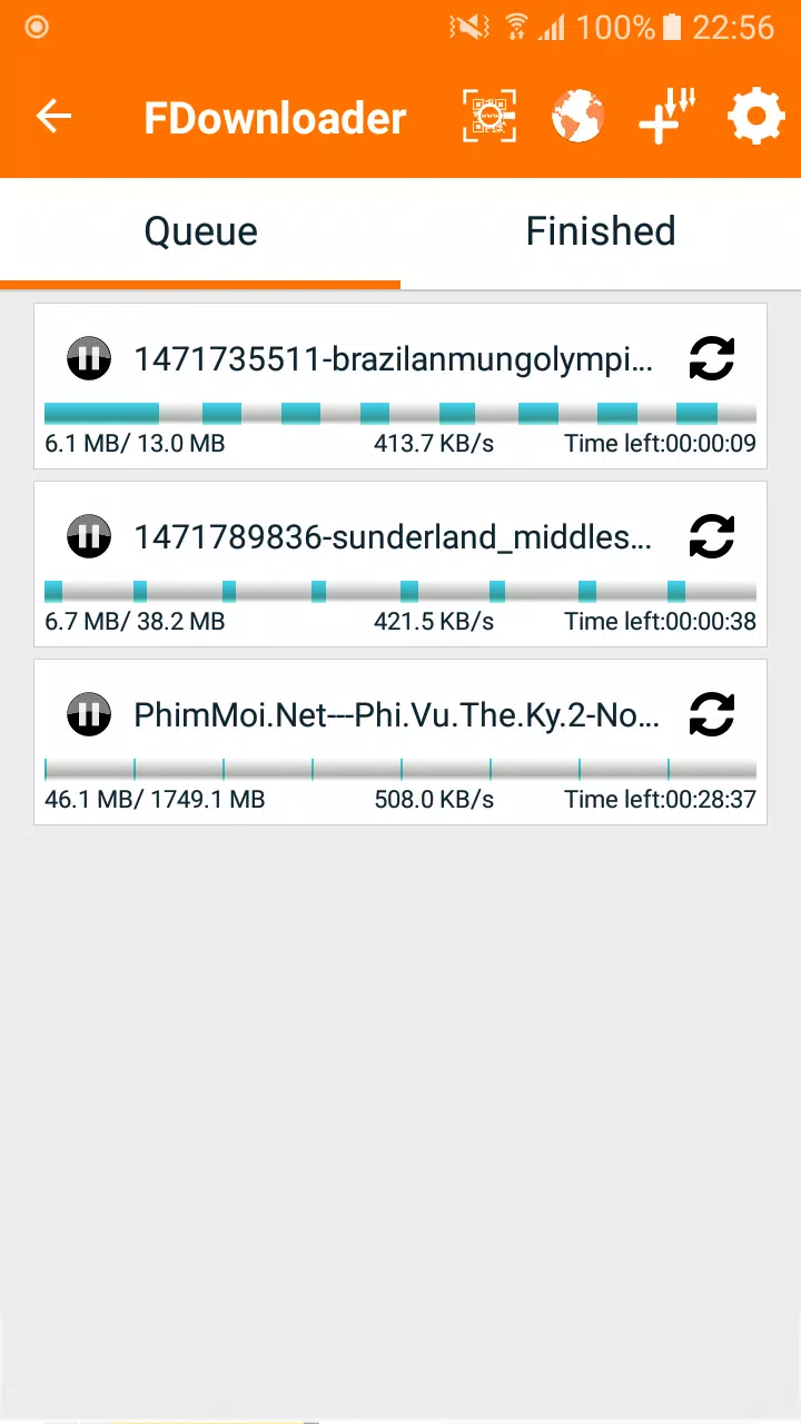 FDownloader ဖန်သားပြင်ဓာတ်ပုံ 2
